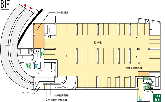 地下一階配置図の画像